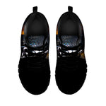 Leiopython Snake Print Black Sneakers