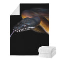 Leiopython Snake Print Blanket