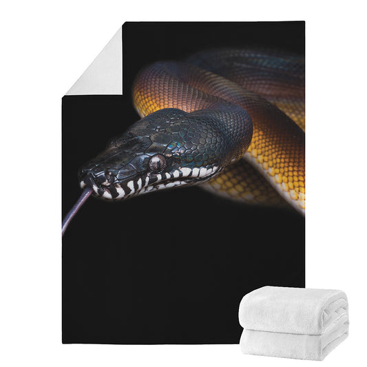 Leiopython Snake Print Blanket