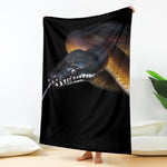 Leiopython Snake Print Blanket