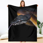 Leiopython Snake Print Blanket