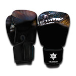 Leiopython Snake Print Boxing Gloves