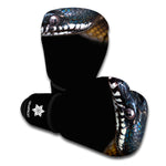 Leiopython Snake Print Boxing Gloves