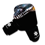 Leiopython Snake Print Boxing Gloves