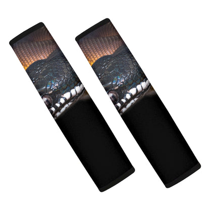 Leiopython Snake Print Car Seat Belt Covers