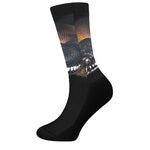 Leiopython Snake Print Crew Socks