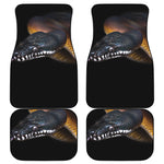 Leiopython Snake Print Front and Back Car Floor Mats