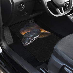 Leiopython Snake Print Front Car Floor Mats