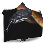 Leiopython Snake Print Hooded Blanket
