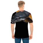 Leiopython Snake Print Men's T-Shirt
