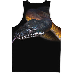 Leiopython Snake Print Men's Tank Top