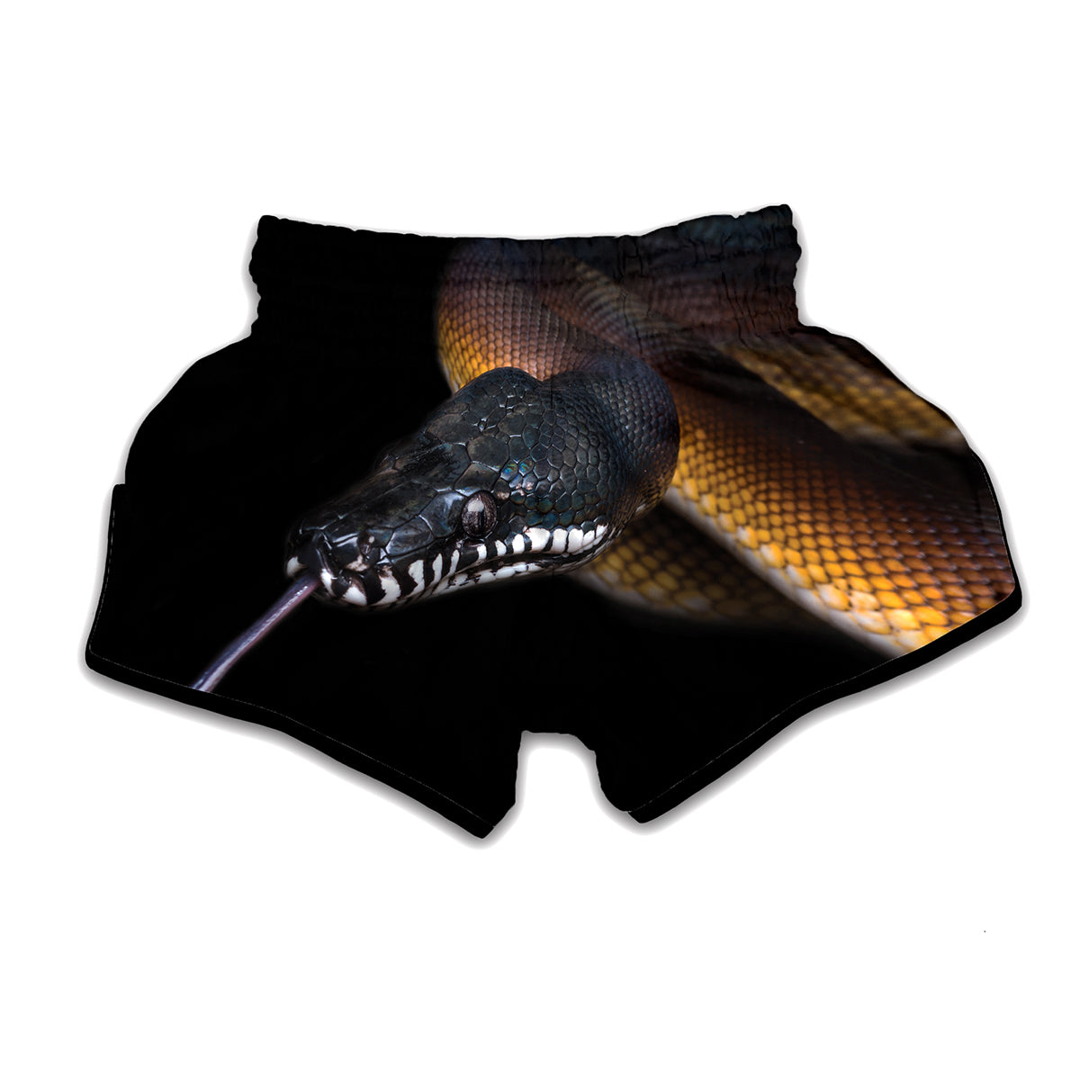 Leiopython Snake Print Muay Thai Boxing Shorts