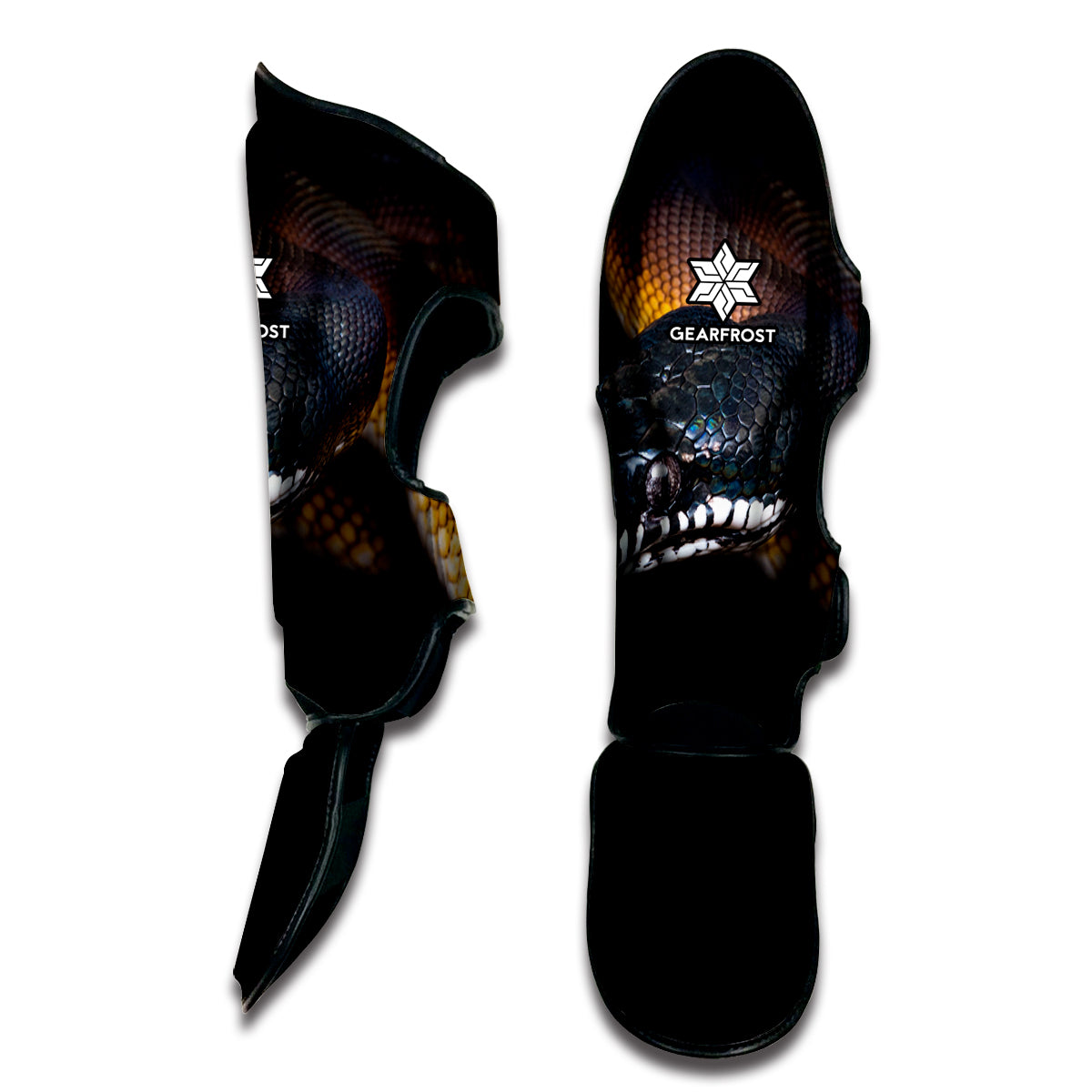 Leiopython Snake Print Muay Thai Shin Guard