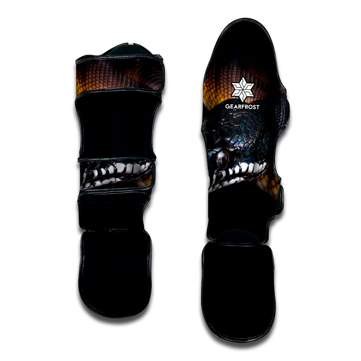 Leiopython Snake Print Muay Thai Shin Guard