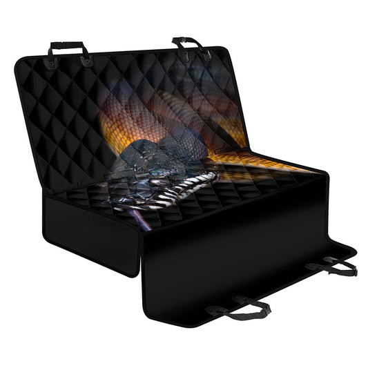Leiopython Snake Print Pet Car Back Seat Cover