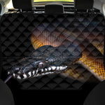 Leiopython Snake Print Pet Car Back Seat Cover