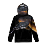 Leiopython Snake Print Pullover Hoodie