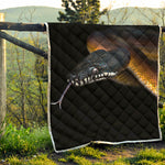 Leiopython Snake Print Quilt