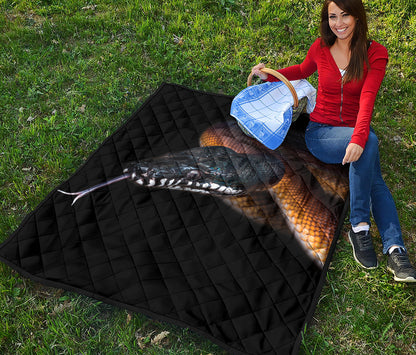 Leiopython Snake Print Quilt