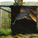Leiopython Snake Print Quilt