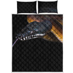 Leiopython Snake Print Quilt Bed Set