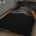 Leiopython Snake Print Quilt Bed Set