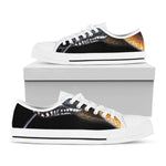 Leiopython Snake Print White Low Top Shoes