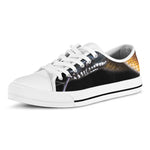 Leiopython Snake Print White Low Top Shoes