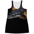 Leiopython Snake Print Women's Racerback Tank Top