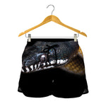 Leiopython Snake Print Women's Shorts