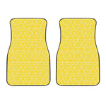 Lemon Slices Pattern Print Front Car Floor Mats