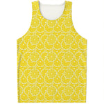 Lemon Slices Pattern Print Men's Tank Top
