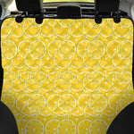 Lemon Slices Pattern Print Pet Car Back Seat Cover