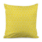 Lemon Slices Pattern Print Pillow Cover