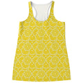 Lemon Slices Pattern Print Women's Racerback Tank Top