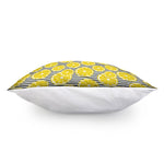 Lemon Striped Pattern Print Pillow Cover