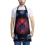 Leo And Astrological Signs Print Apron