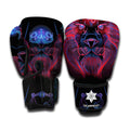 Leo And Astrological Signs Print Boxing Gloves