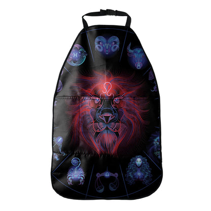Leo And Astrological Signs Print Car Seat Organizers