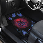 Leo And Astrological Signs Print Front and Back Car Floor Mats