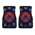 Leo And Astrological Signs Print Front Car Floor Mats