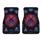 Leo And Astrological Signs Print Front Car Floor Mats