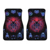 Leo And Astrological Signs Print Front Car Floor Mats