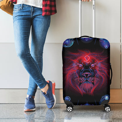 Leo And Astrological Signs Print Luggage Cover