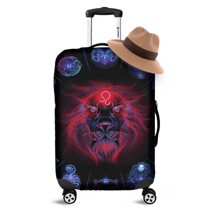 Leo And Astrological Signs Print Luggage Cover
