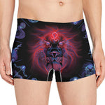 Leo And Astrological Signs Print Men's Boxer Briefs
