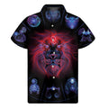 Leo And Astrological Signs Print Men's Short Sleeve Shirt