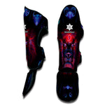 Leo And Astrological Signs Print Muay Thai Shin Guard