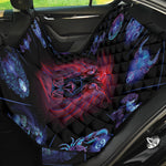Leo And Astrological Signs Print Pet Car Back Seat Cover