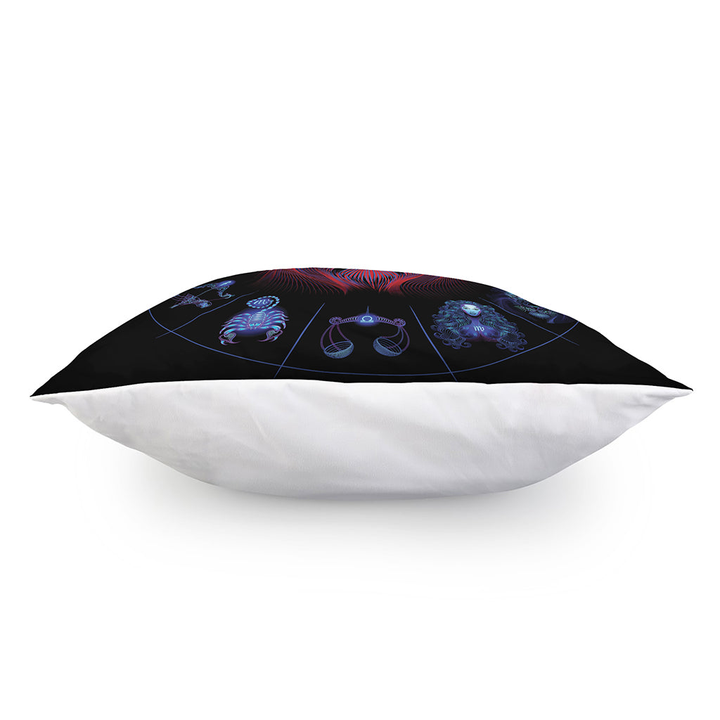 Leo And Astrological Signs Print Pillow Cover